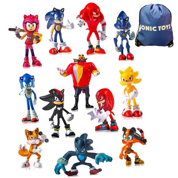 Sonic The Hedgehog Action Figures 12pcs  Toys - Picture 1 of 7